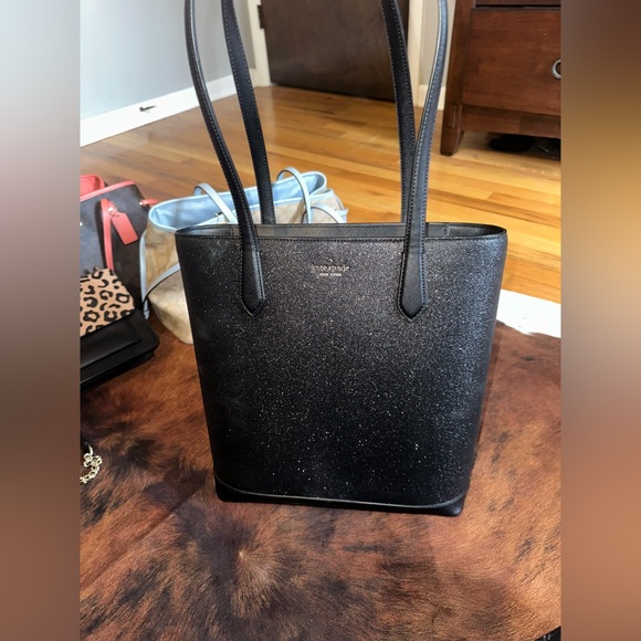 Kate Spade New York Tinsel Glitter Shoulder Tote Bag - Picture 1 of 3